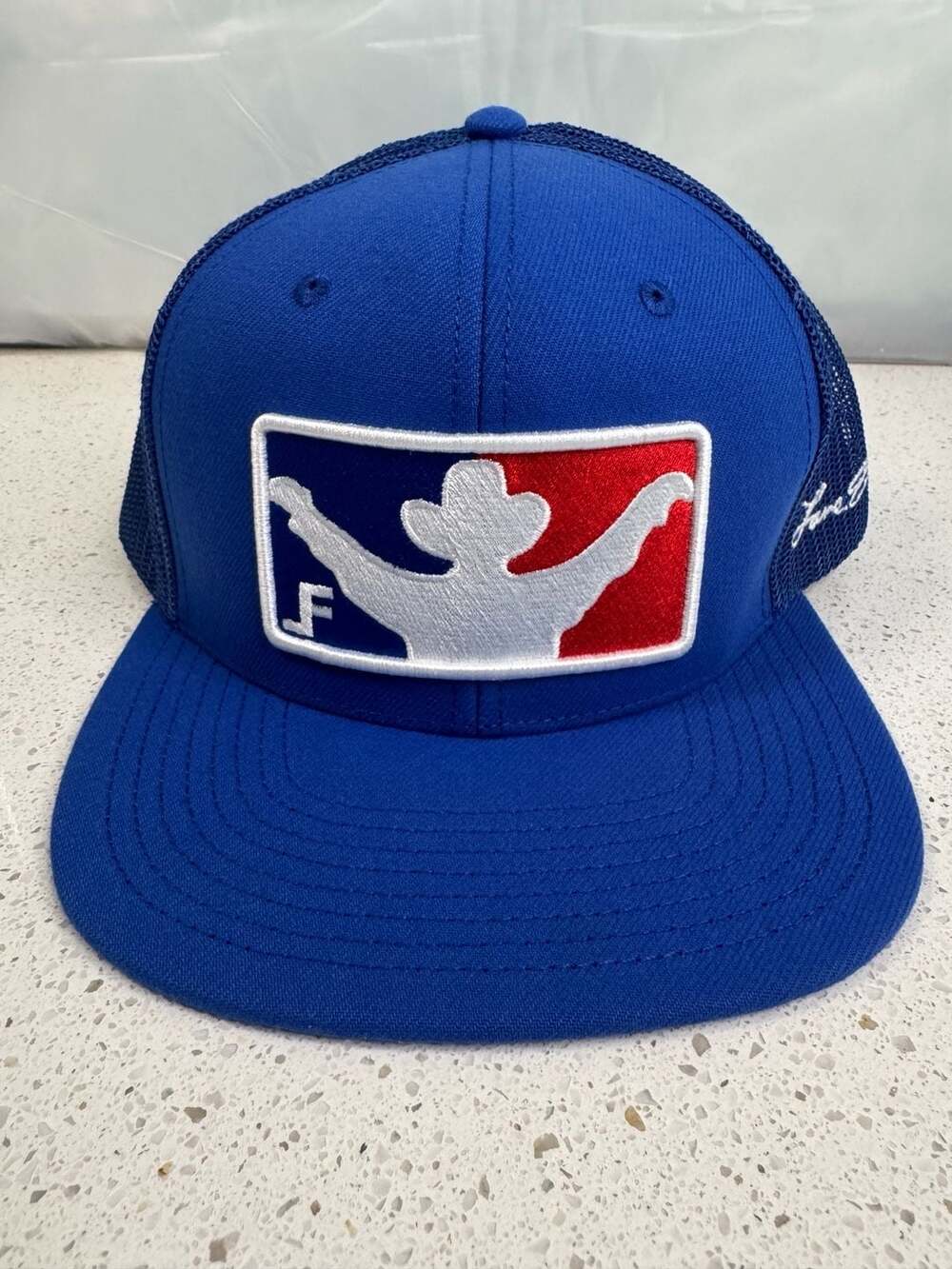 Lane Frost Icon Royal Blue Trucker Snapback Hat